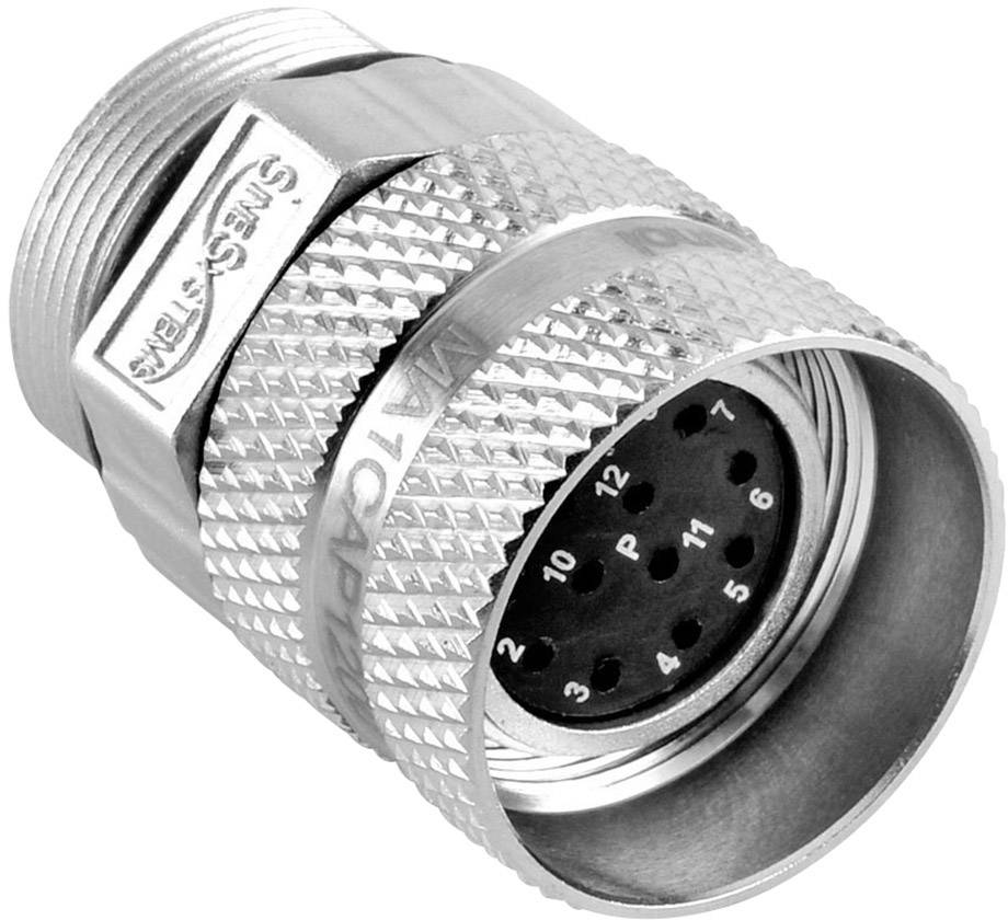 Amphenol MA1CAP1700 Cosse cylindrique mâle femelle, droit Nombre total de pôles: 17 Série (connecteur rond): MotionGrade™ 1 pc(s)