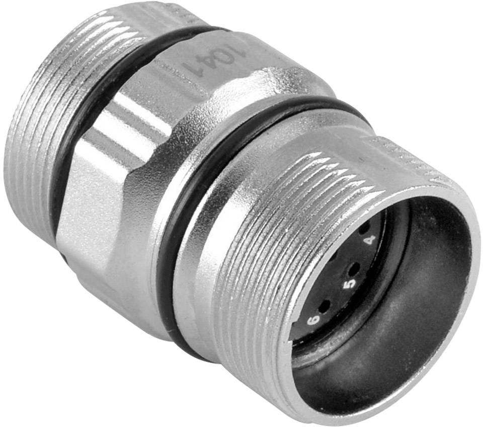 Amphenol MA1JAE1200 Cosse cylindrique mâle mâle, droit Nombre total de pôles: 12 Série (connecteur rond): MotionGrade™ 1 pc(s)