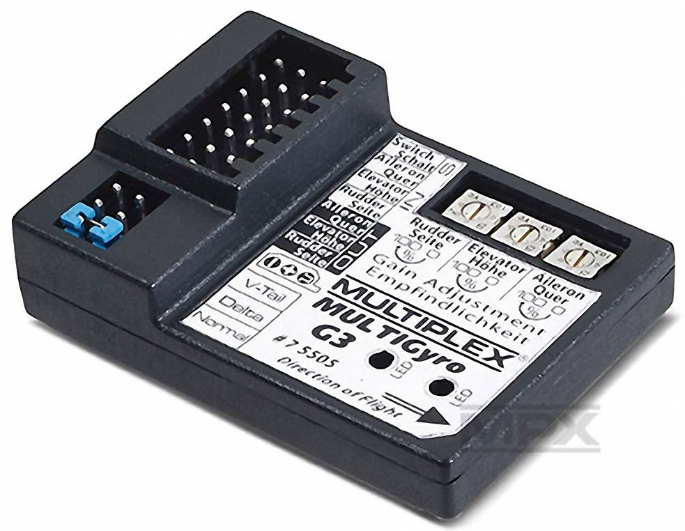 Multiplex Multigyro G3 4 canaux Gyroscope