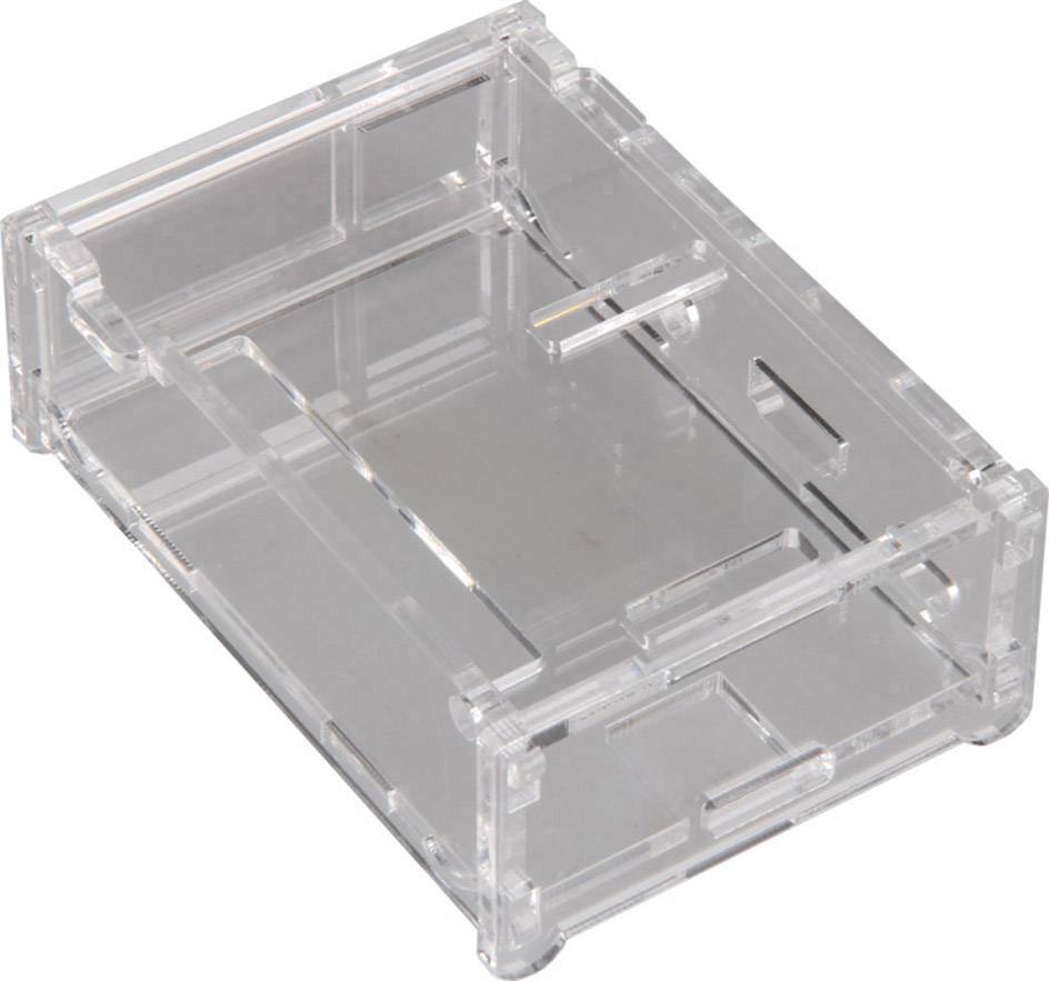 Boîtier pour ordinateur monocarte Joy-it rb-case01 convient pour: Raspberry Pi® B+, Raspberry Pi® 2 B, Raspberry Pi® 3