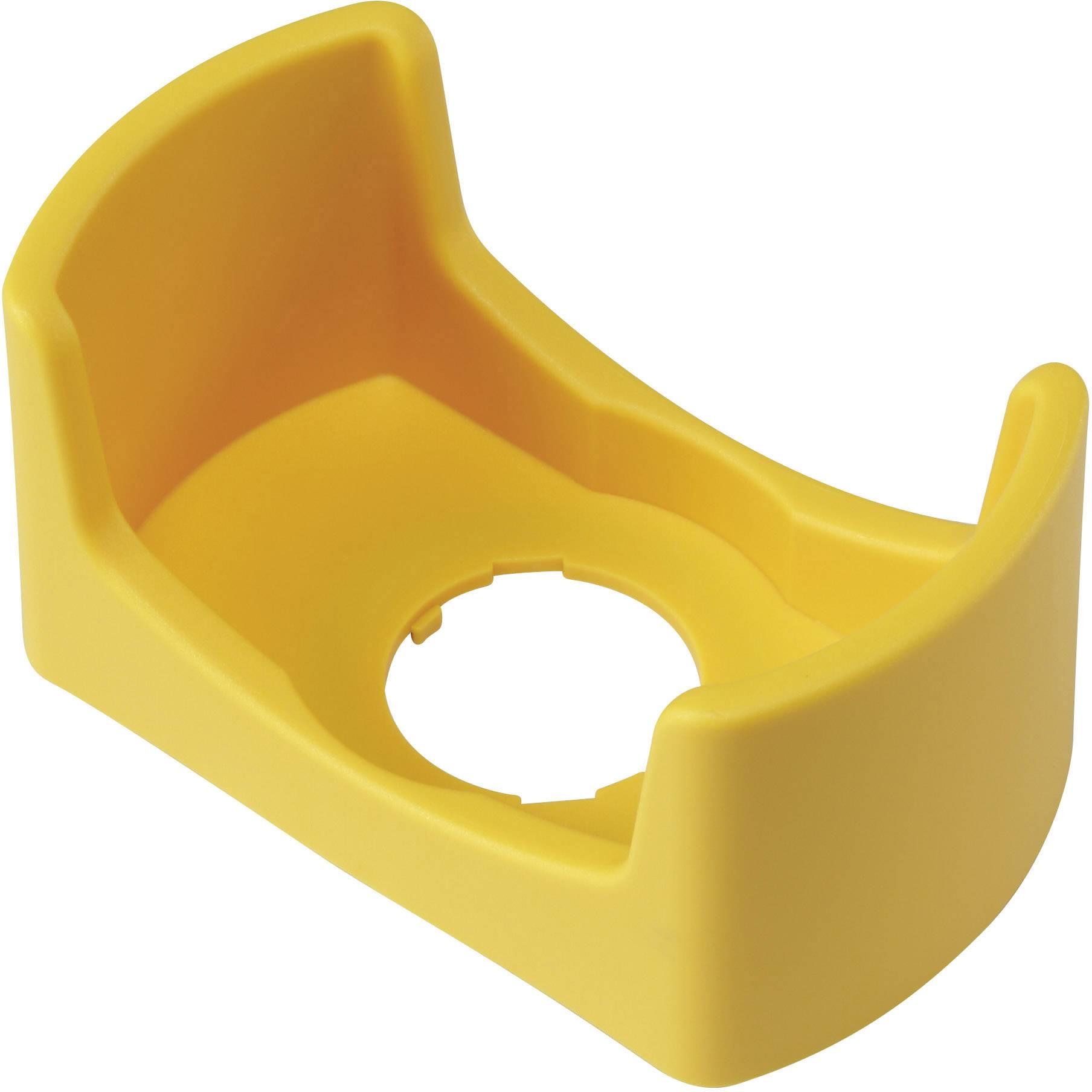 Rehausse de protection DECA 1233801 (L x l x H) 74 x 42 x 35 mm jaune 1 pc(s)