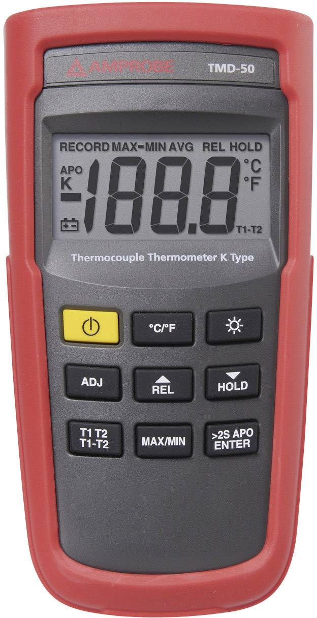 Beha Amprobe TMD-50 Appareil de mesure de température -60 - +1350 °C sonde K
