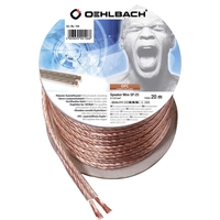 Oehlbach 106 Câble haut-parleur 2 x 2.5 mm² transparent 20 m Oehlbach 106 Câble haut-parleur 2 x 2.5 mm² transparent 20 m