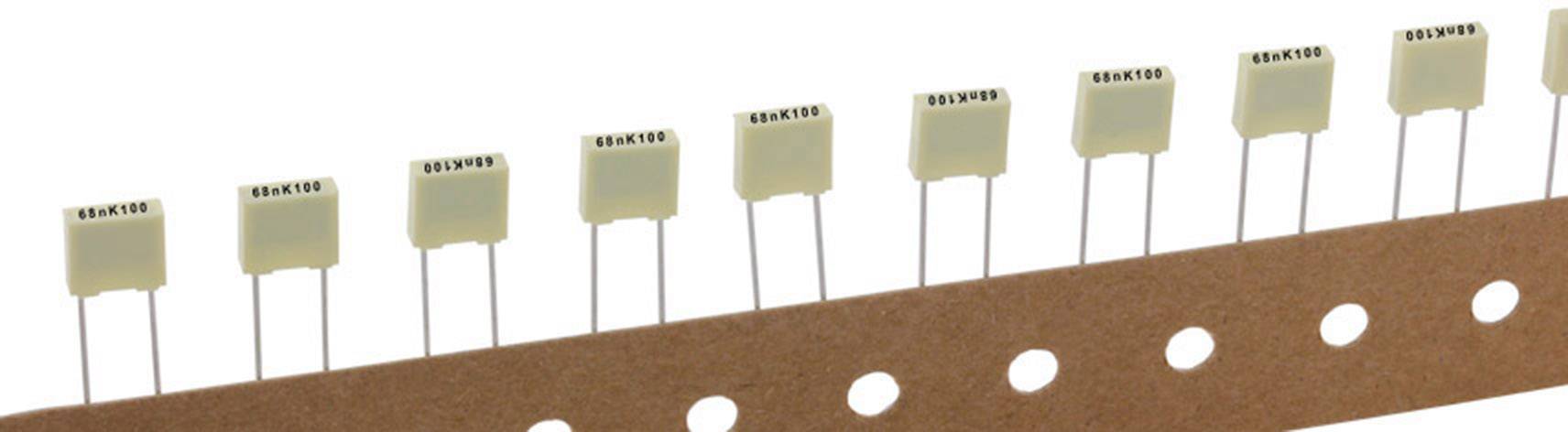 Kemet R82EC1470DQ50K+ Condensateur polyester sortie radiale 4.7 nF 100 V 10 % 5 mm (L x l x H) 7.2 x 2.5 mm x 6.5 mm