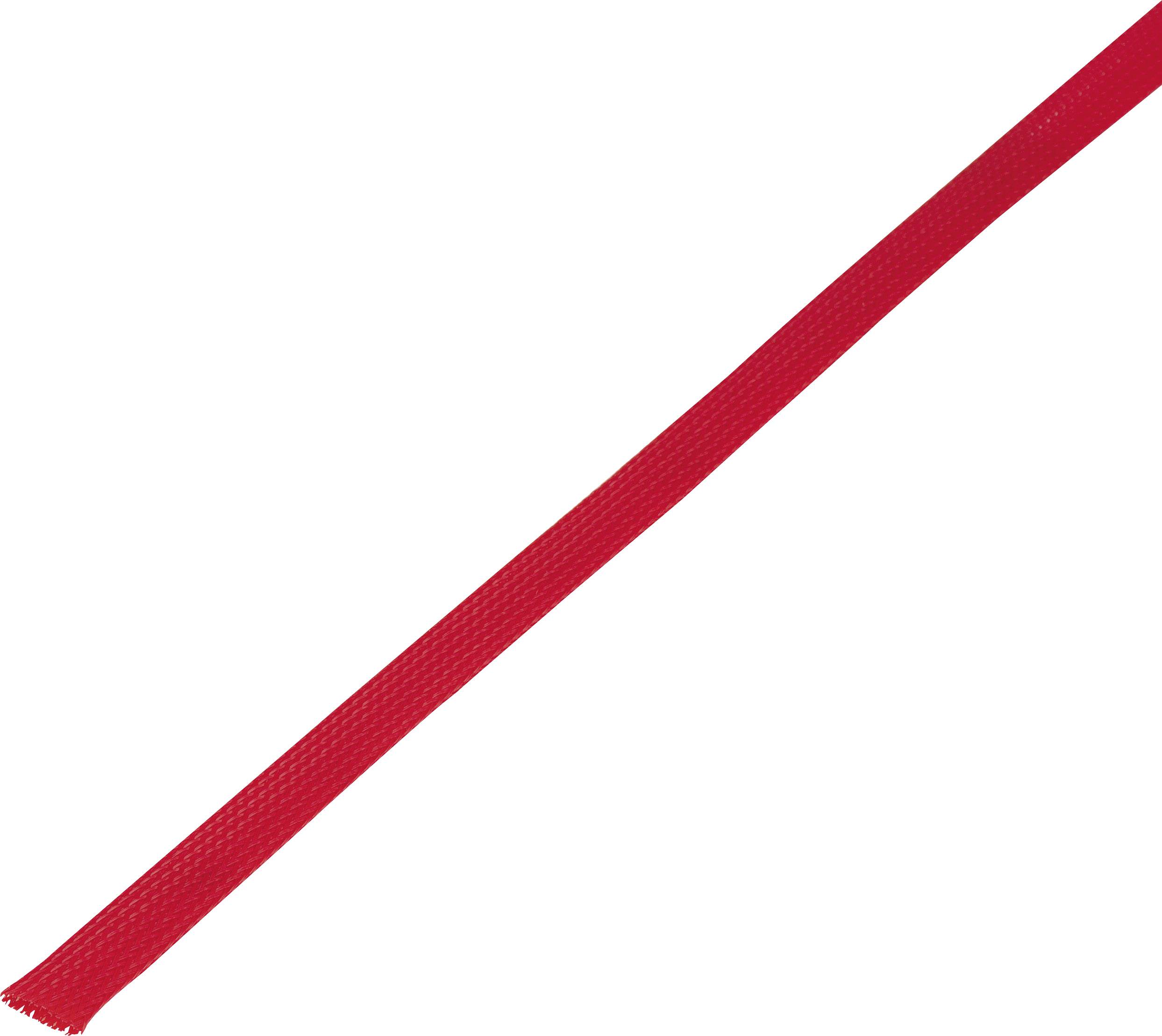 Une bande rouge unique en diagonale dans l'image, avec une structure reconnaissable.