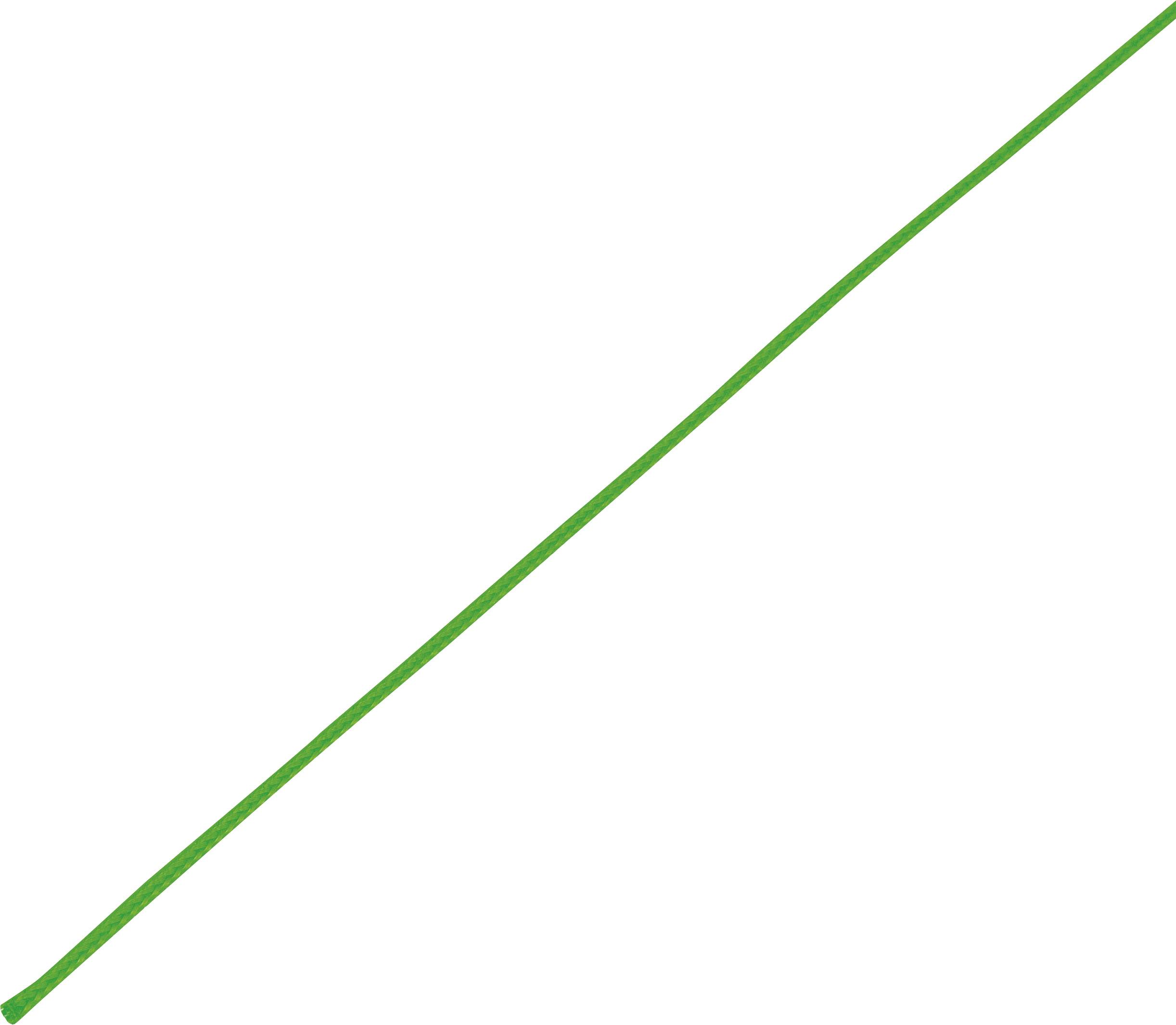 Ligne verte diagonale allant du bas gauche vers le haut droit sur un fond blanc.