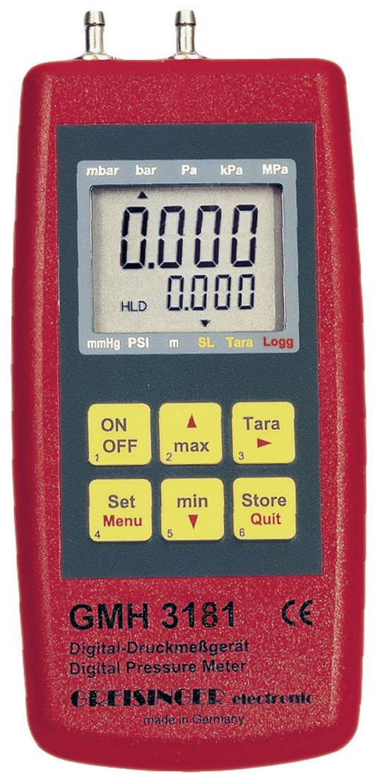 Greisinger GMH 3181-13 Appareil de mesure de la pression pression atmosphérique, gaz non agressifs, gaz corrosifs -0.1 - 2 bar