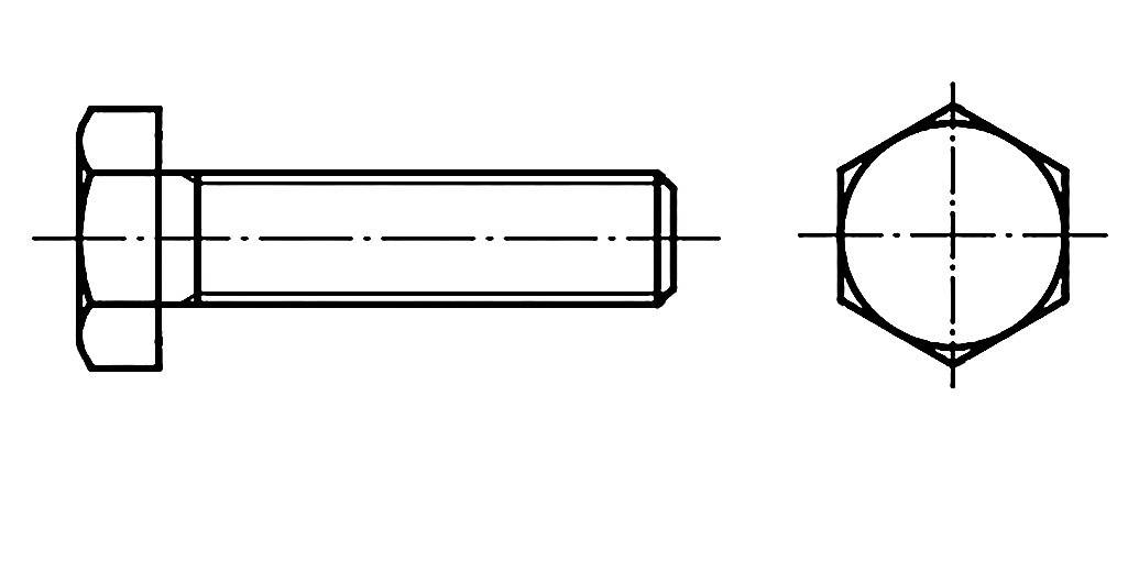 Vis hexagonale TOOLCRAFT 1064512 50 pc(s) M16 25 mm tête hexagonale 6 pans extérieurs acier inoxydable N/A