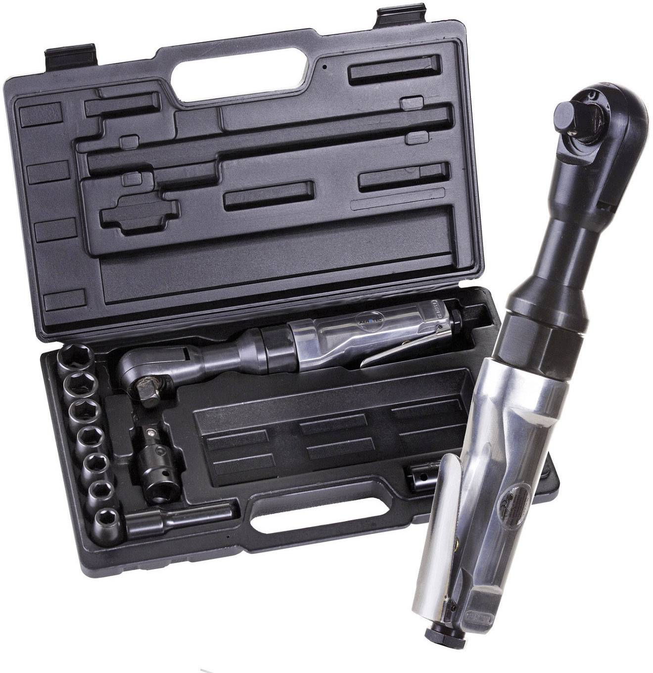 Cliquet réversible pneumatique Aerotec 201354 1/2" (12,5 mm) 6.3 bar + mallette 1 pc(s)