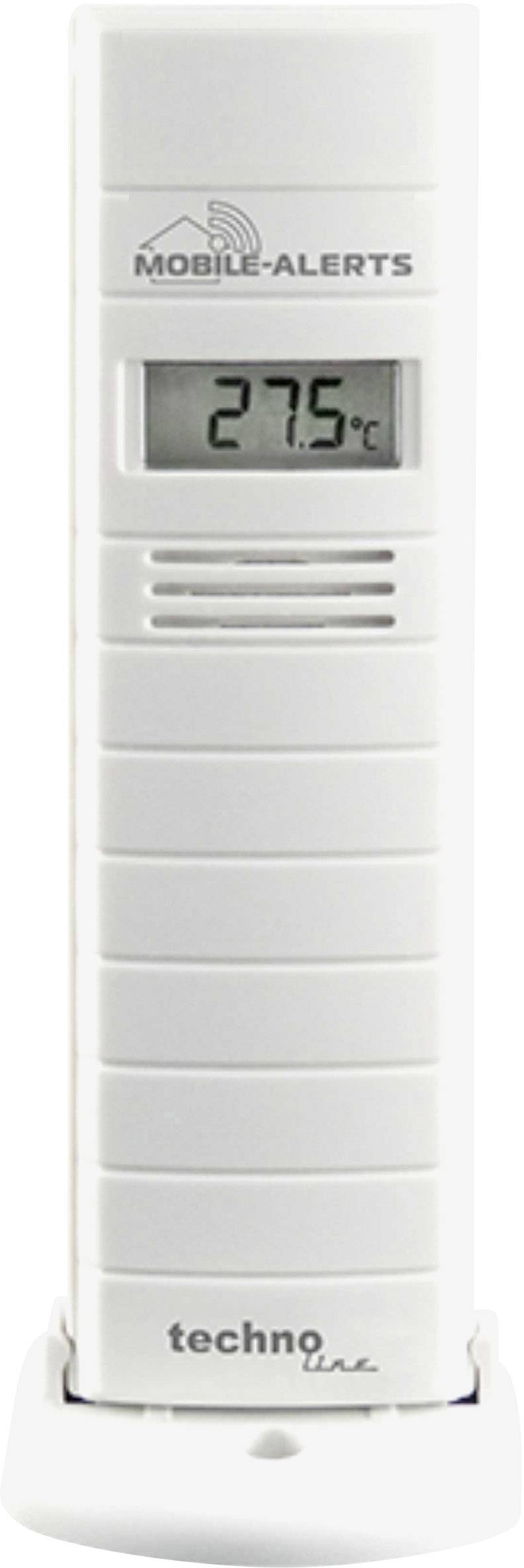 Capteur de température numérique de 'technoline' affiche 27,5 °C.