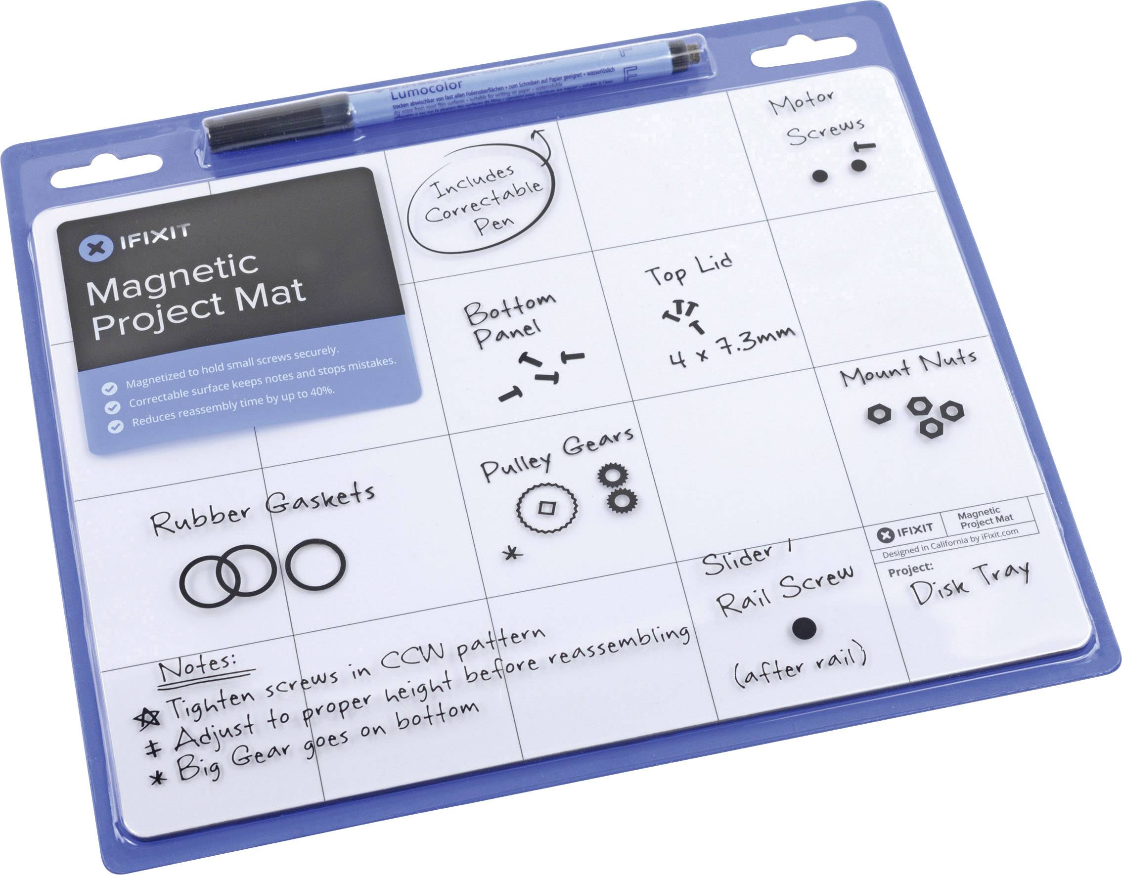 iFixit Pro Tech Toolkit + Magnetic Project Mat Tapis aimanté