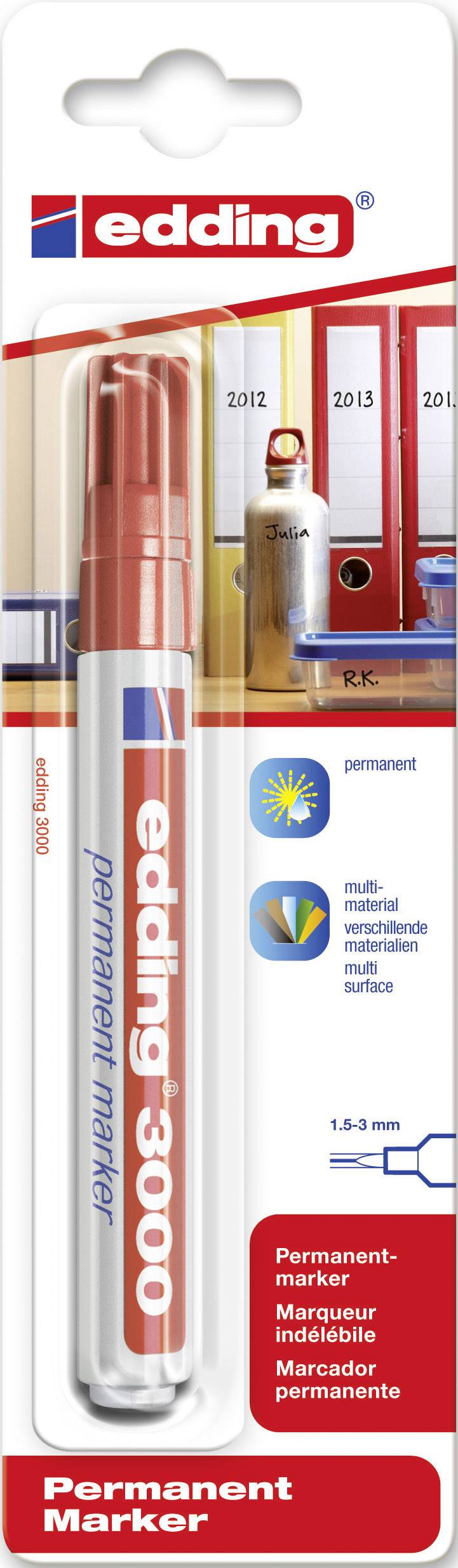 Edding 4-3000002 N/A N/A 1.5 - 3 mm