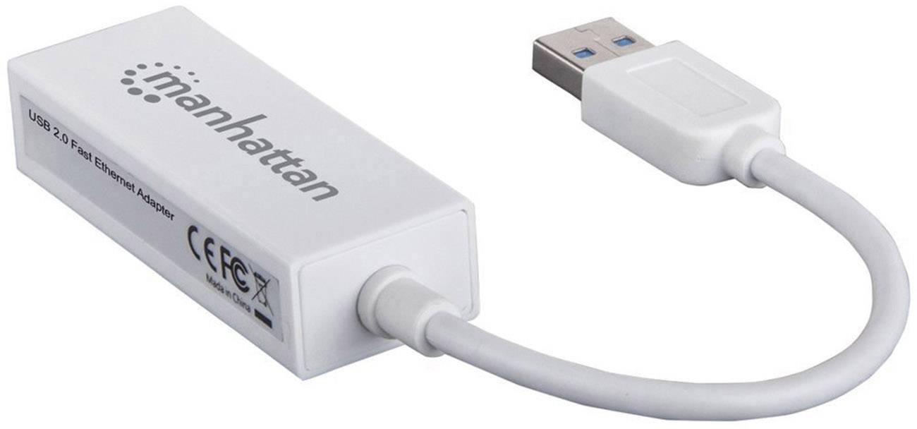 Adaptateur réseau Manhattan Fast Ethernet Adapter 100 MBit/s USB 2.0