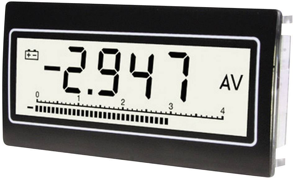TDE Instruments DPM-802-TW-TV Appareil de mesure numérique à encastrer Tension : 0,1 mV - 300 V DC/ACCourant : 0,1 µA - 10 A DC/AC