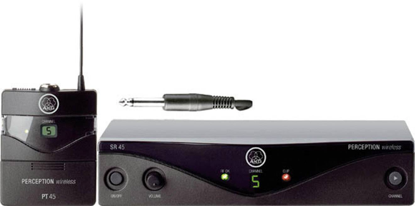 AKG PW45 InstrumentalSet M Système sans fil pour guitare Type de transmission (détails):radio avec câble radio