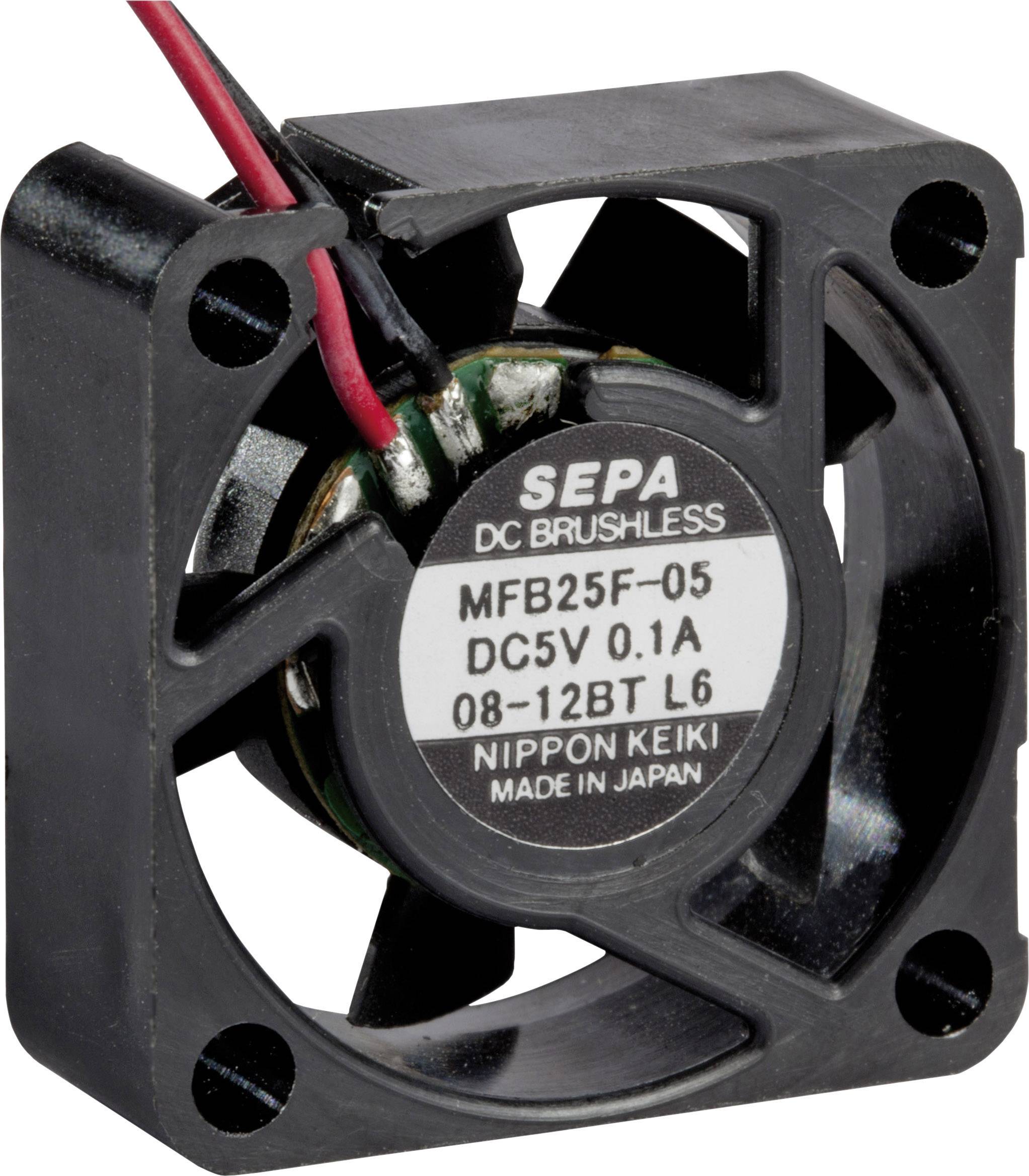 SEPA MFB25F05 Ventilateur axial 5 V/DC 4.2 m³/h (L x l x H) 25 x 25 x 10 mm