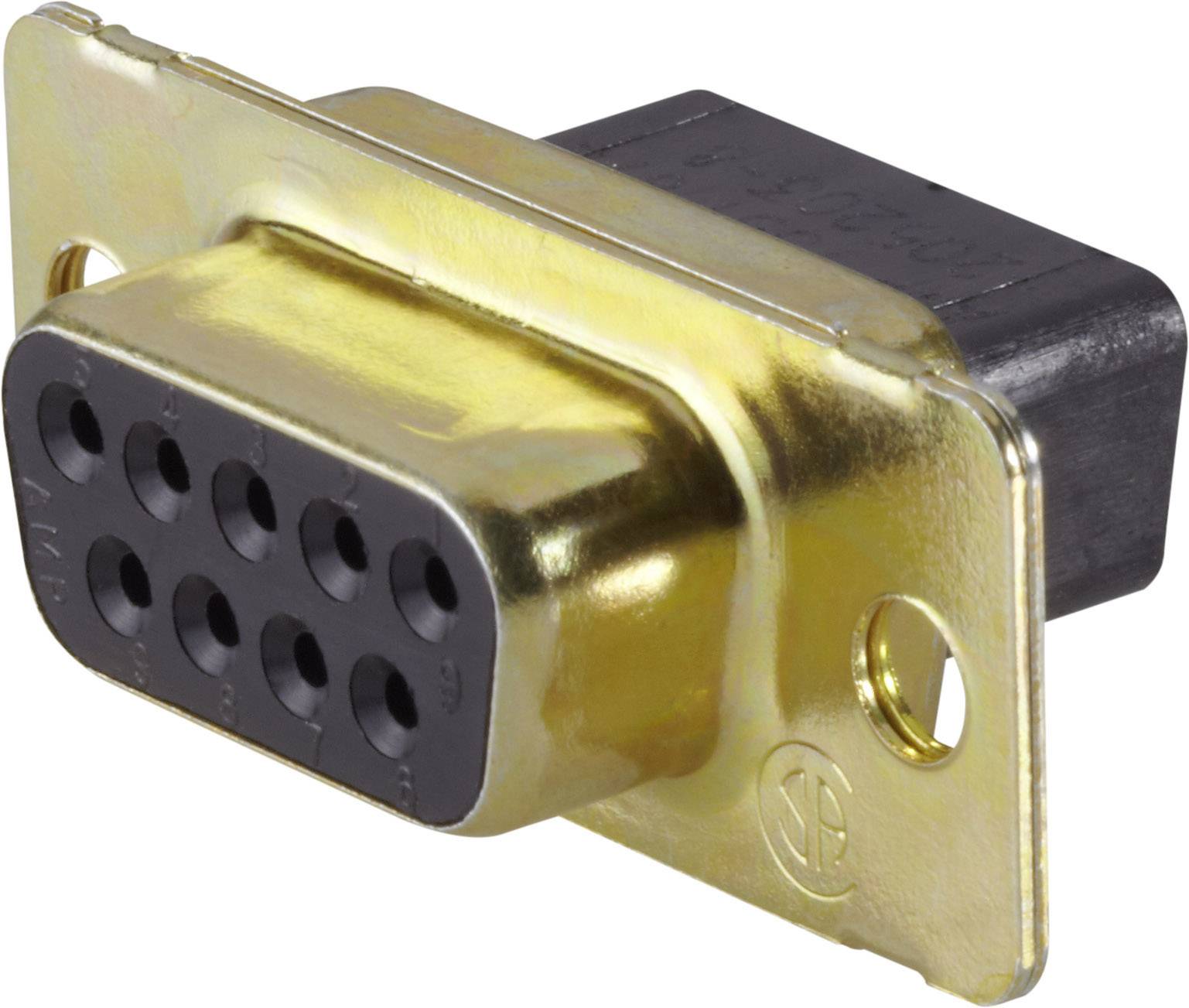 Embase SUB-D femelle Nombre de pôles: 9 TE Connectivity AMPLIMITE HD-20 (HDP-20) 205203-8 180 °