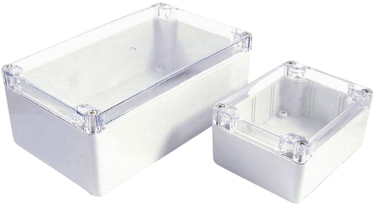 Coffret d'installation Camdenboss 7200-288C Polycarbonate gris clair (RAL 7035), transparent(e) 160 x 160 x 90 1 pc(s)