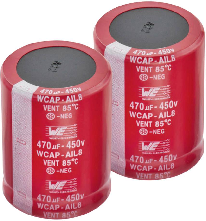 Würth Elektronik WCAP-AIG5 861021483003 Condensateur électrolytique Snap-In 10 mm 56 µF 450 V 20 % (Ø x H) 22 mm x 31 mm 1 pc(s)