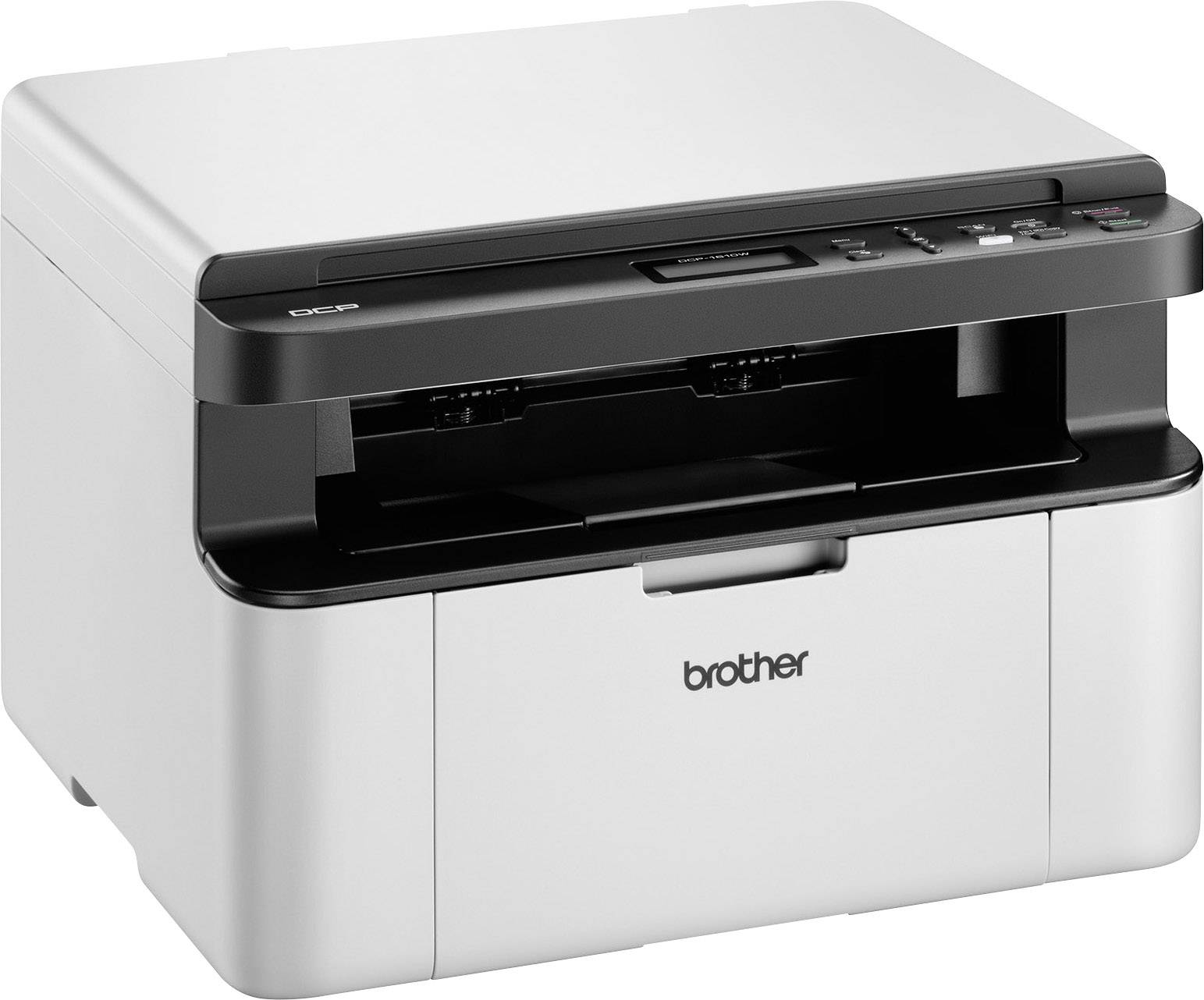 Brother DCP-1610W Imprimante multifonction laser, couleur noir et blanc A4 imprimante, scanner, photocopieur USB, Wi-Fi