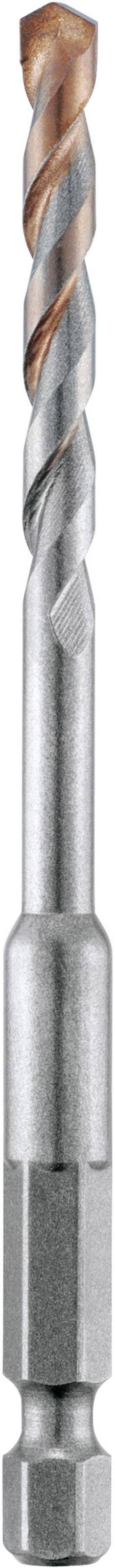 Foret en métal à tige cylindrique et pointe hélicoïdale, adapté pour le perçage précis des surfaces métalliques.