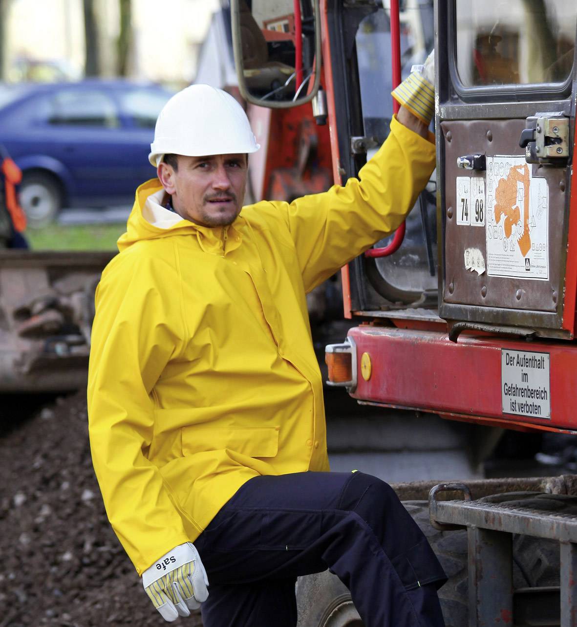 Leipold Doehle 4052-XXXL Veste de pluie PUPlus Taille du vêtement=XXXL EN 343/03+A1/07 + EN 340/03 jaune