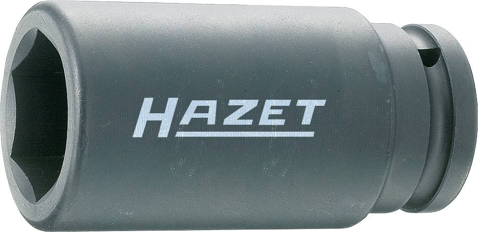 Clé à douille hexagonale portant l'inscription 'Hazet', spécifiée pour les travaux de réparation, montrant la structure et la surface du matériau.