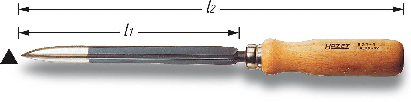 Grattoir triangulaire Hazet 821-1