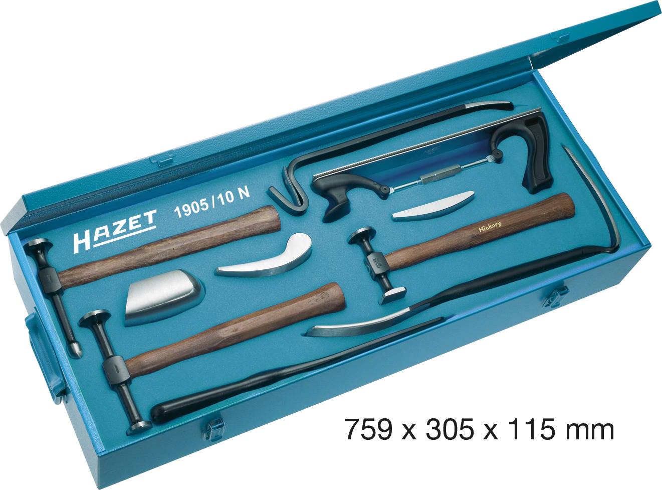 Jeu d'outils à débosseler Hazet 1905/10N