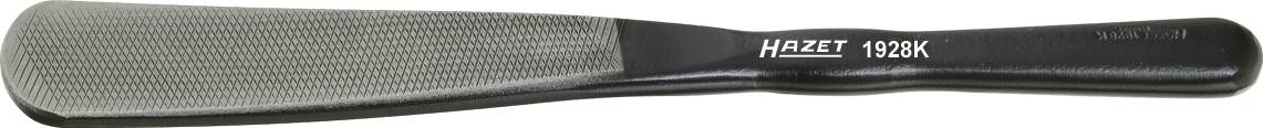 Râpe à palette longue en plastique noir à surface fine, adaptée pour lisser et façonner le bois ou d'autres matériaux.