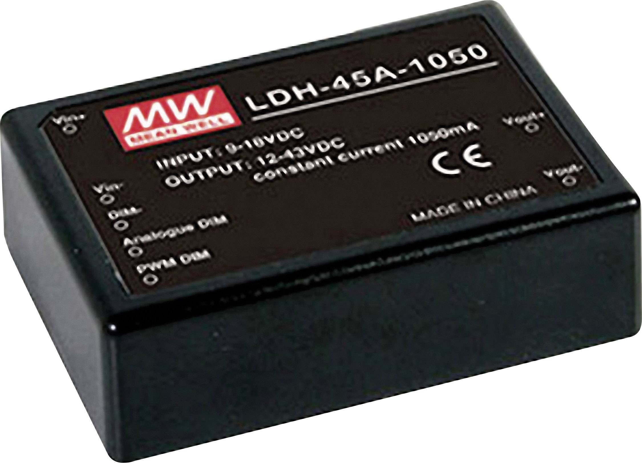 Convertisseur CC/CC pour circuits imprimés Mean Well LDH-45A-500 Nbr. de sorties: 1 x 43 W 1 pc(s)