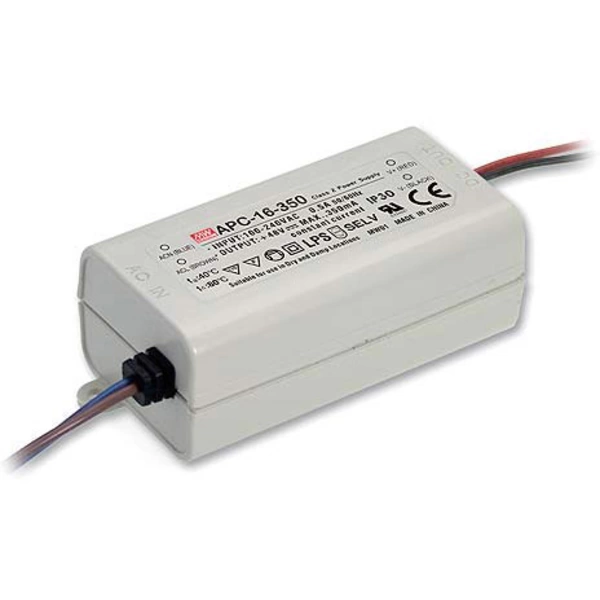 Driver LED MW Mean Well APC-16-350 12-48 V/DC 350 mA Driver LED MW Mean Well APC-16-350 12-48 V/DC 350 mA