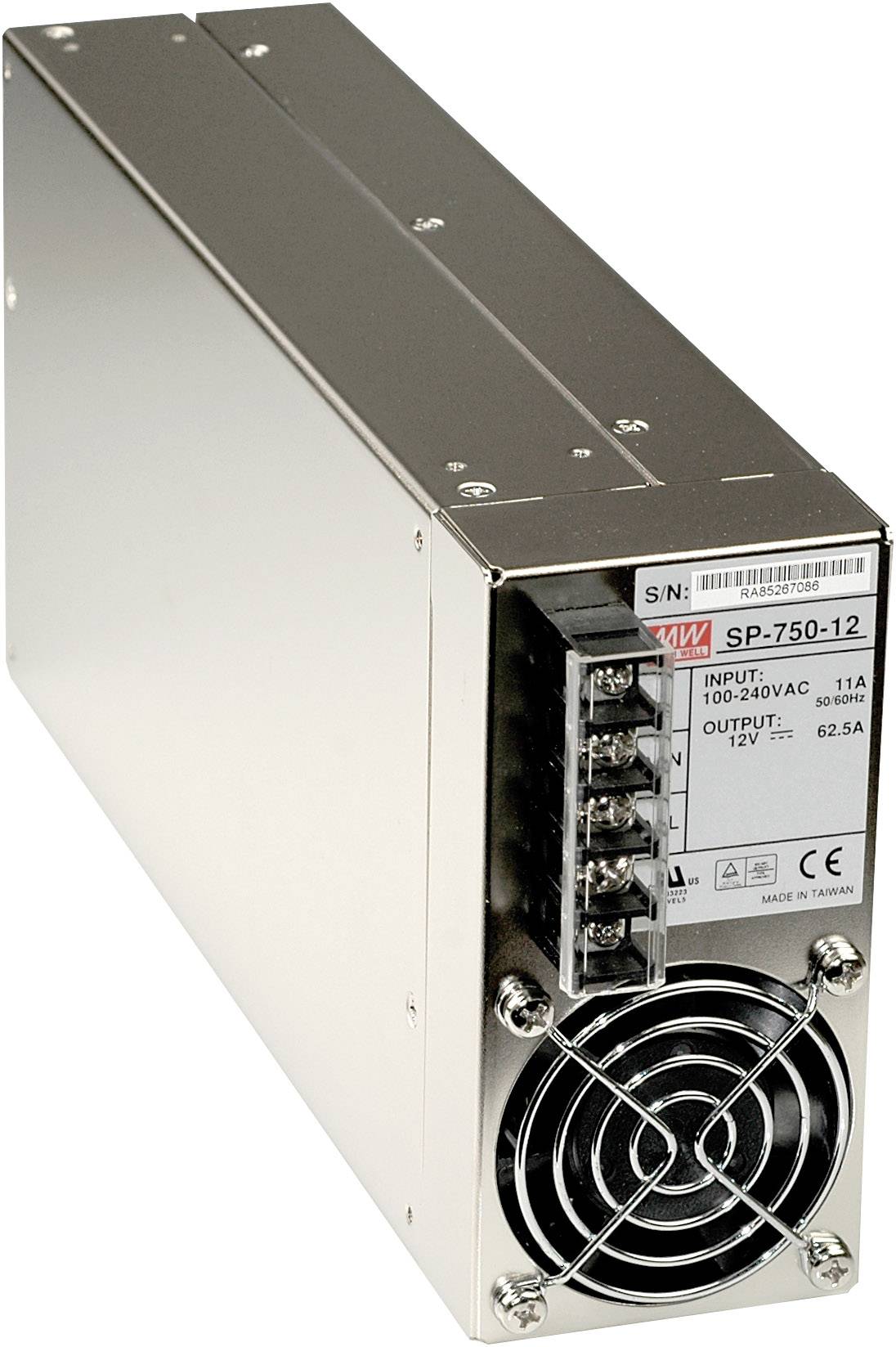Module d'alimentation CA/CC, fermé Mean Well SP-750-12 SP-750-12 62.5 A 750 W 12 V/DC 1 pc(s)