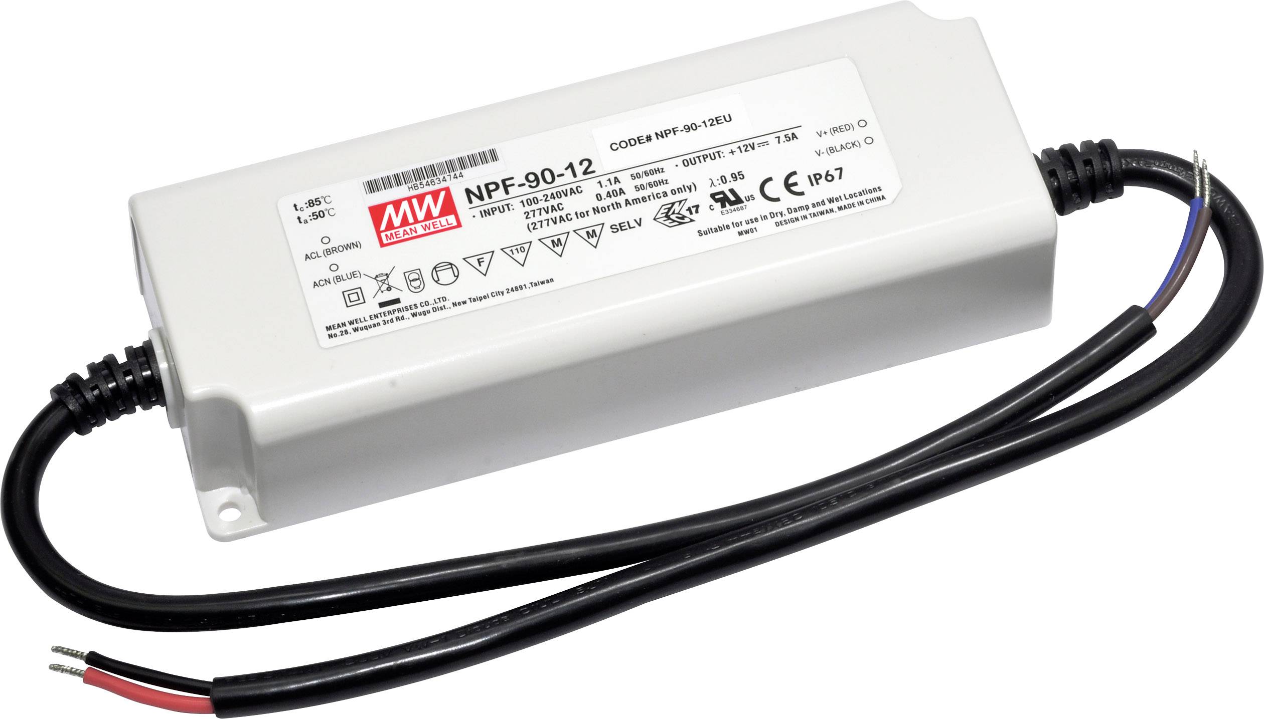 Driver LED Mean Well NPF-90D-48