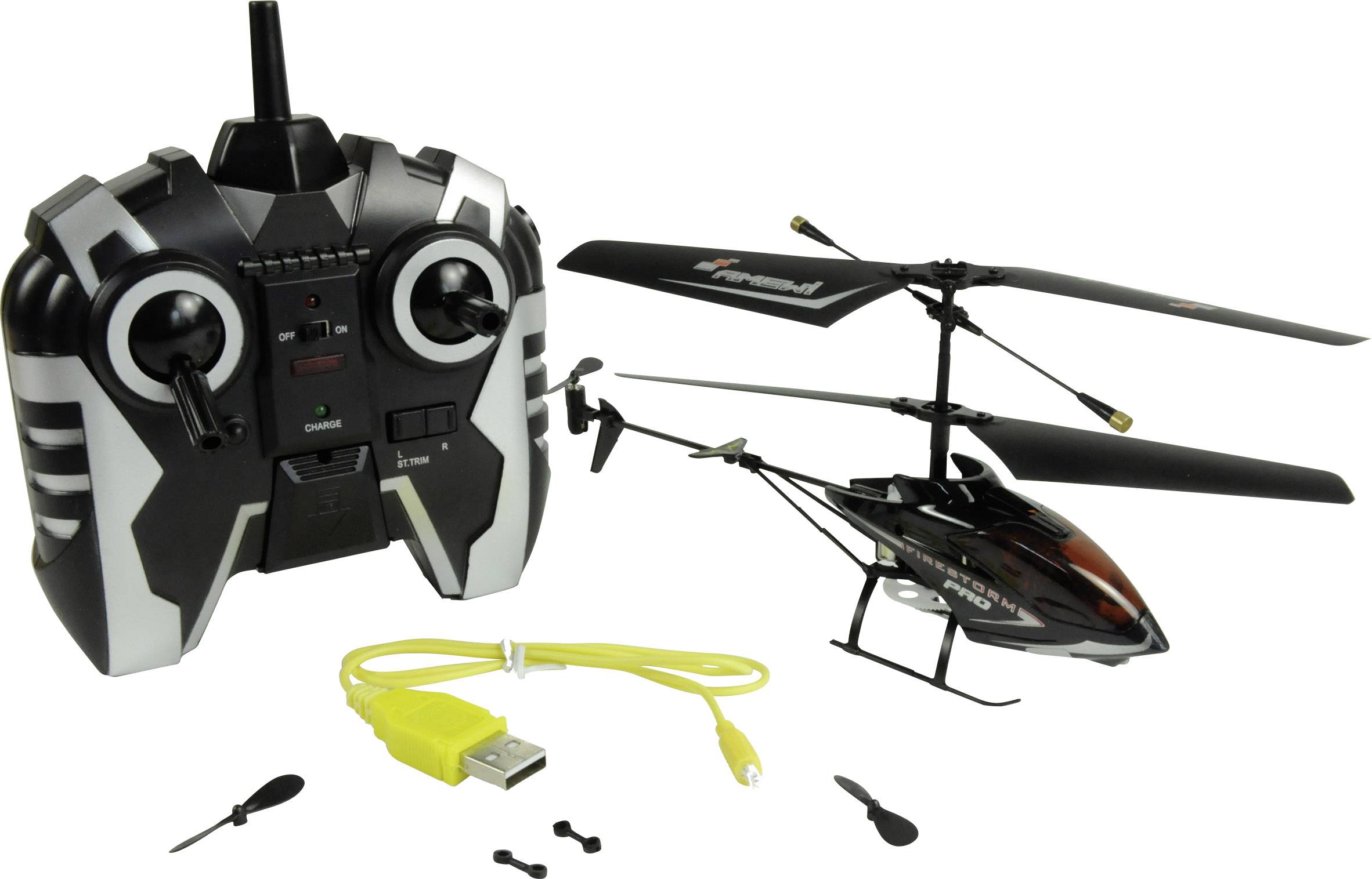 Hélicoptère RC débutant Amewi Firestorm Pro 25097 prêt à voler (RtF) 1 pc(s)
