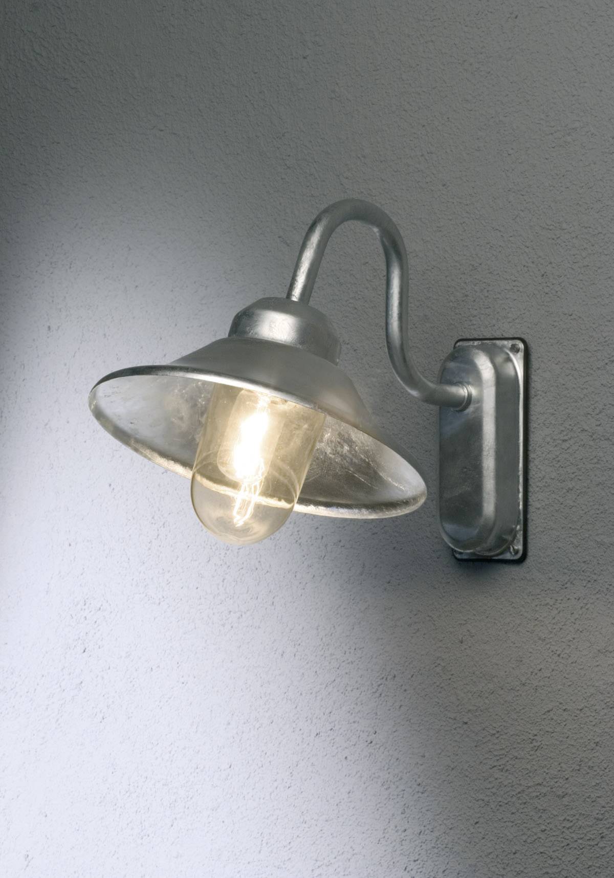 Applique extérieure Vega Konstsmide 556-320 E27 60 W acier