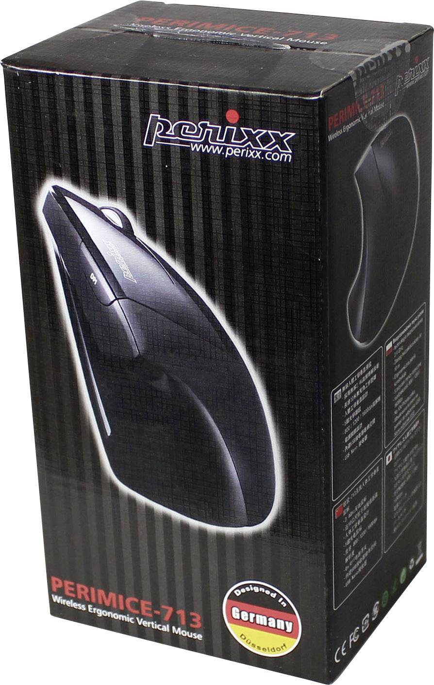 Souris ergonomique optique Perixx Perimice -713 ergonomique noir