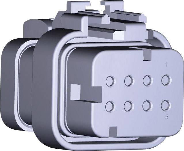 TE Connectivity Boîtier femelle pour câble série AMPSEAL16 Nbr total de pôles 8 776494-1