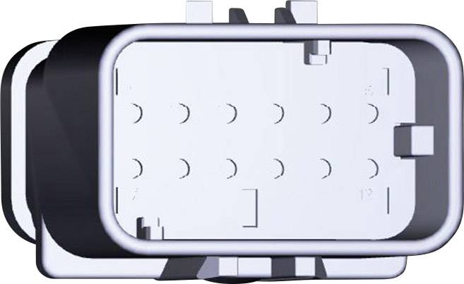 TE Connectivity Boîtier pour contacts mâles série AMPSEAL16 Nbr total de pôles 12 776539-3 1 pc(s)