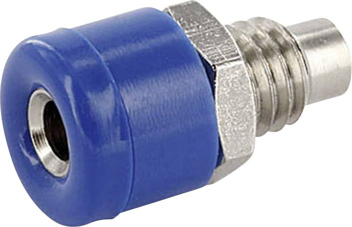 econ connect HOBBL Fiche femelle de laboratoire embase femelle, verticale Ø de la broche: 2.6 mm bleu