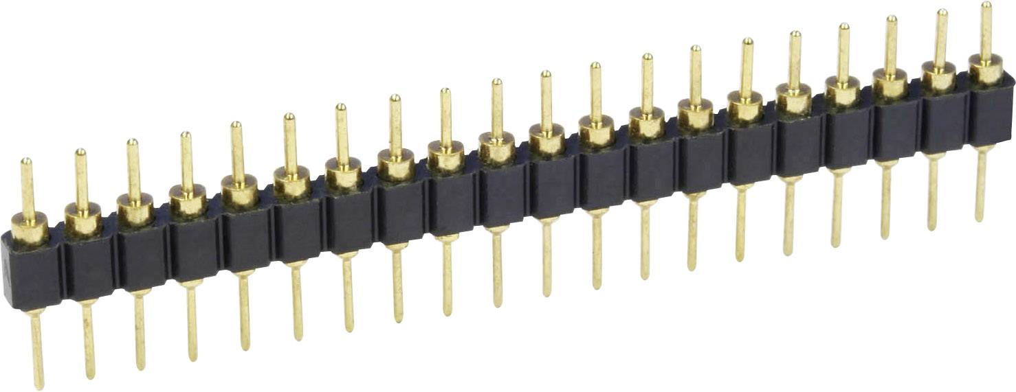 econ connect Barrette mâle (de précision) Nbr de rangées: 1 Nombre de pôles par rangée: 20 PAKSN20G2