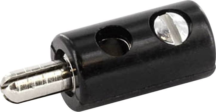 econ connect HOSSW Fiche mâle de laboratoire mâle, droit Ø de la broche: 2.6 mm noir