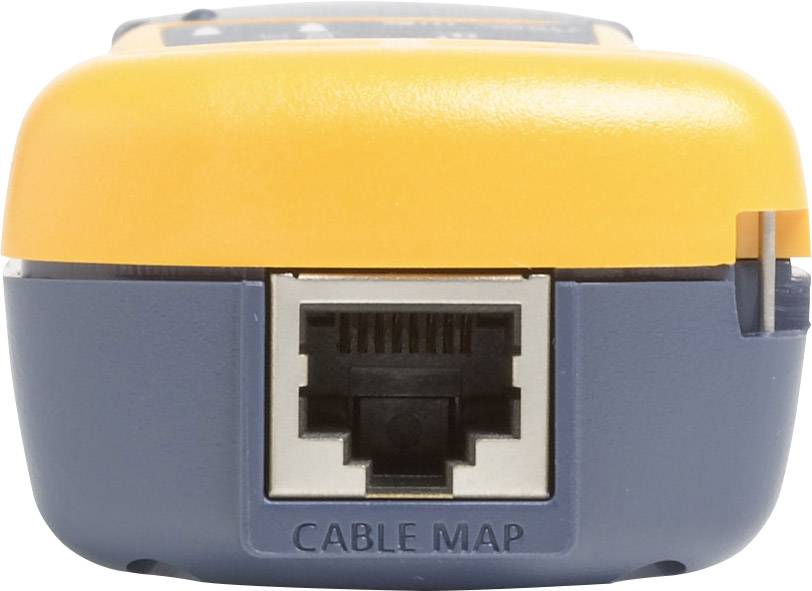 Testeur de réseau avec connecteur RJ45 et inscription 'CABLE MAP'
