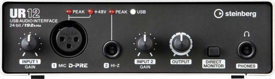 Interface audio Steinberg UR12 Logiciel inclus