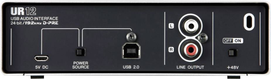 Interface audio Steinberg UR12 Logiciel inclus