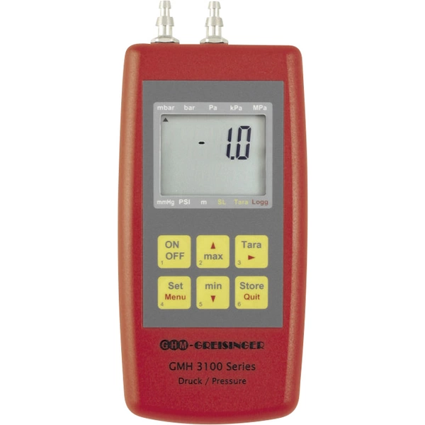 Greisinger GMH3161-002 Appareil de mesure de la pression pression atmosphérique, gaz non agressifs, gaz corrosifs -5 - +5 mbar Greisinger GMH3161-002 Appareil de mesure de la pression pression atmosphérique, gaz non agressifs, gaz corrosifs -5 - +5 mbar