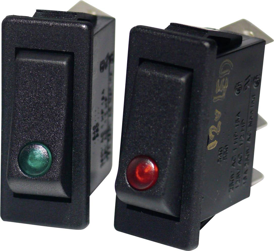 Arcolectric (Bulgin Ltd.) C5503PLLAA Interrupteur à bascule C5503PLLAA 250 V/AC 16 A à accrochage 1 pc(s)