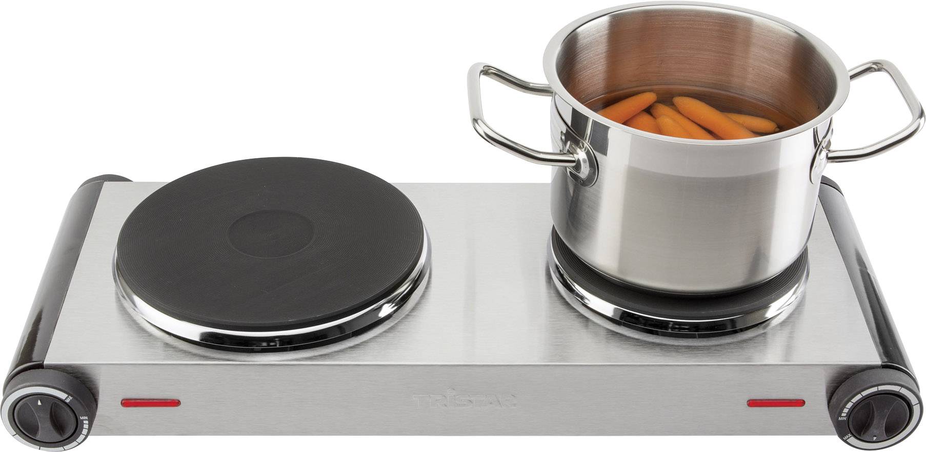 Double plaque de cuisson Tristar KP-6248 acier inoxydable