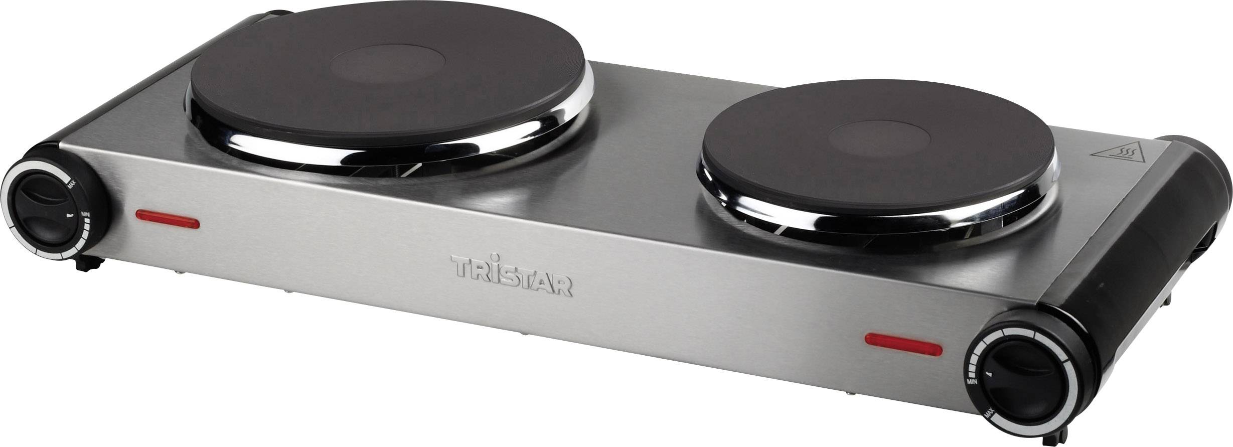 Double plaque de cuisson Tristar KP-6248 acier inoxydable