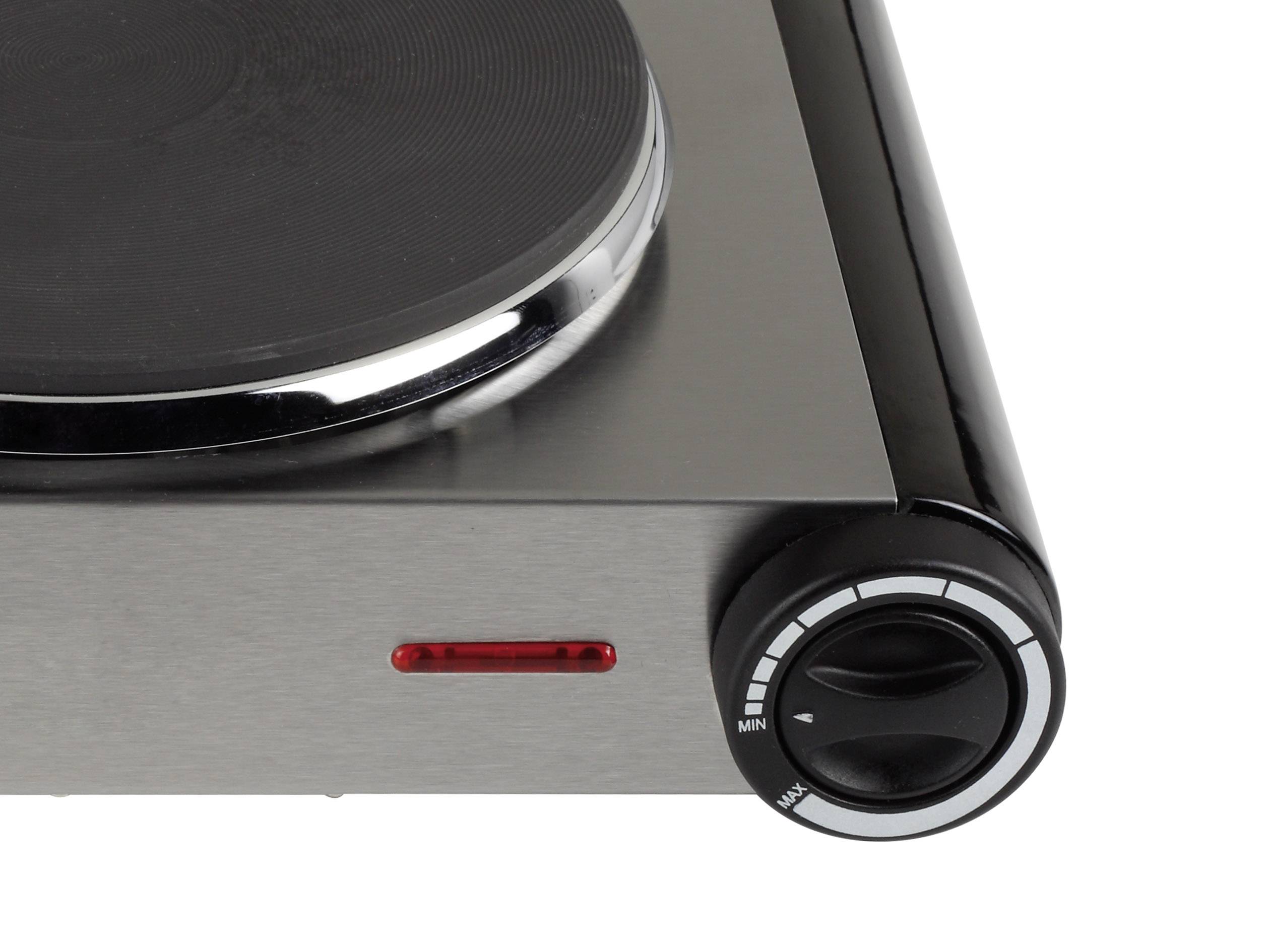 Double plaque de cuisson Tristar KP-6248 acier inoxydable